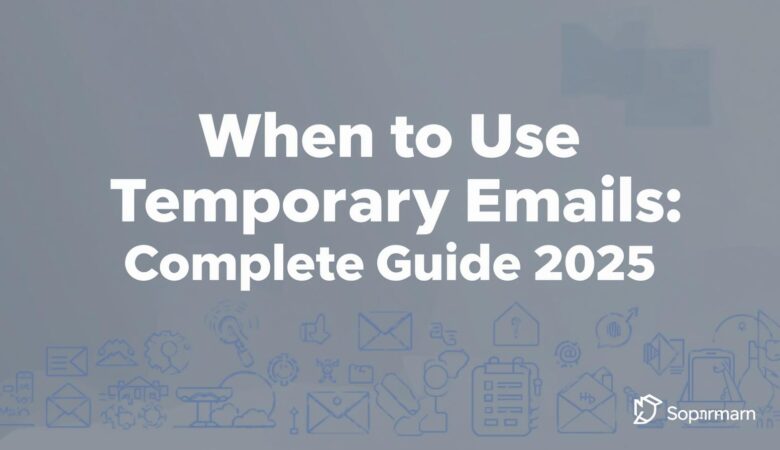 When to Use Temporary Emails: Complete Guide 2025